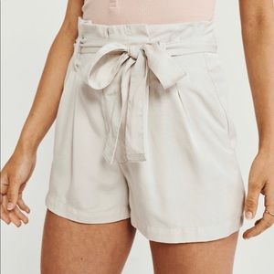 High Rise Belted Shorts